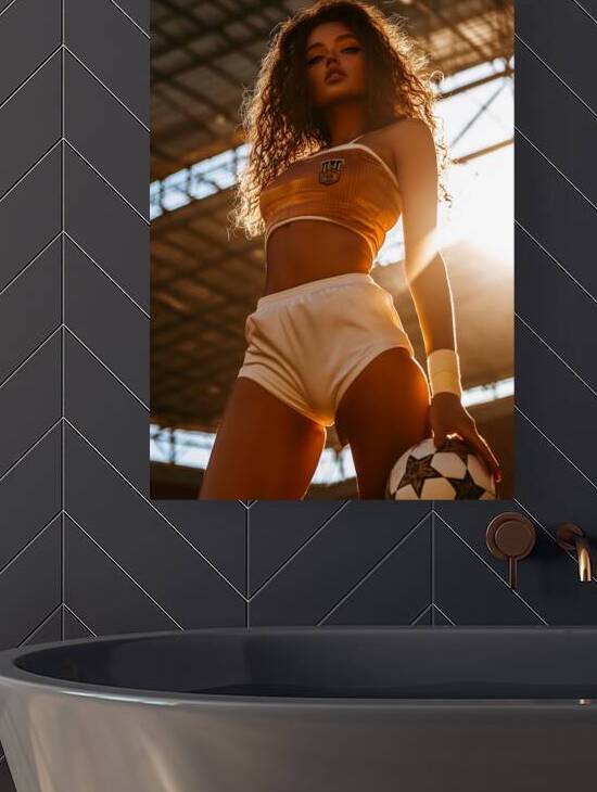 Athletic Pin up  42 by Classic Metal Pinup