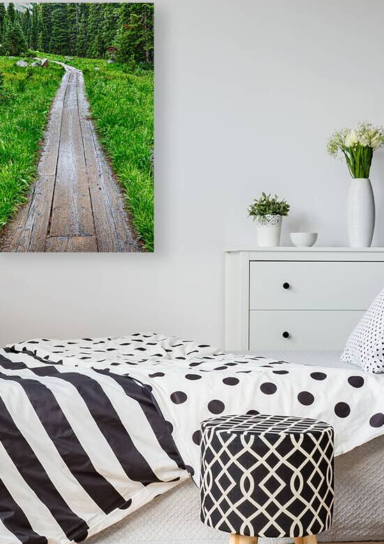 Wooden Forest Path by Bo Insogna