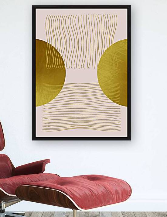Collection of gold shapes a by Point Art