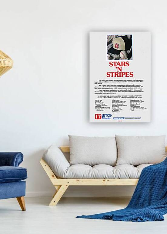 1977 Atlanta Braves Turner Communications Ad by Row One Brand