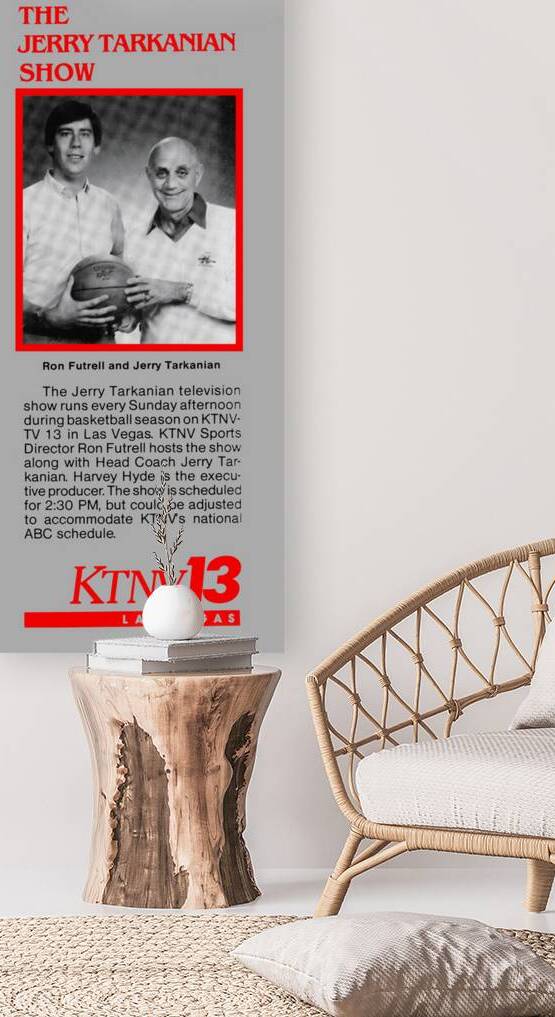 1988 Jerry Tarkanian Show Ad  by Row One Brand