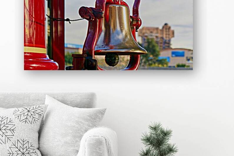 Steam Engine Bell in Theme Park by Ryan Cameron