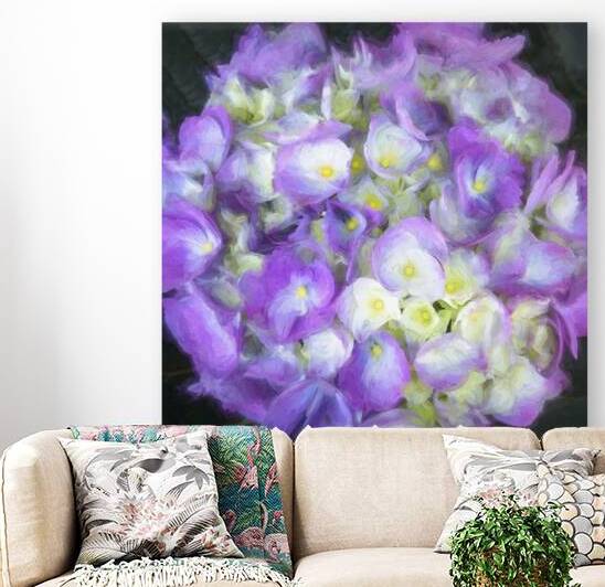 Hydrangea Macrophylla Blue Hydrangea X12 1 by Rich Franco