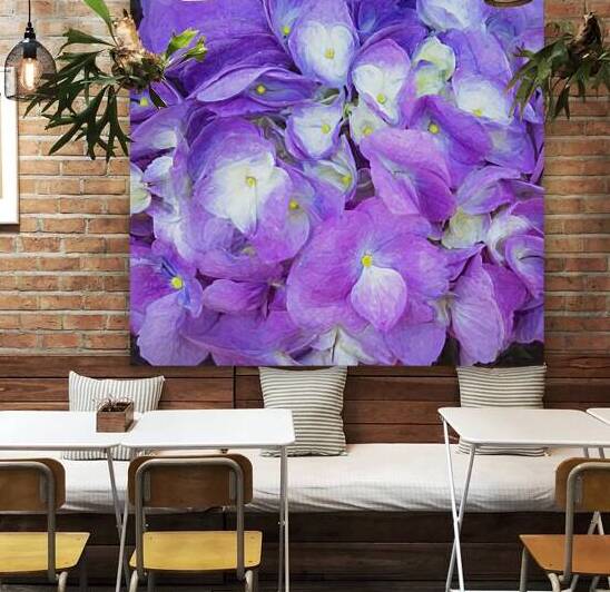 Hydrangea Macrophylla Blue Hydrangea X12 5 by Rich Franco