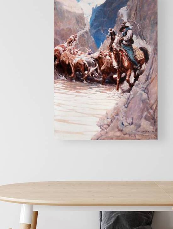 Rounding Up Vintage Western Art by NC Wyeth by Fabricci