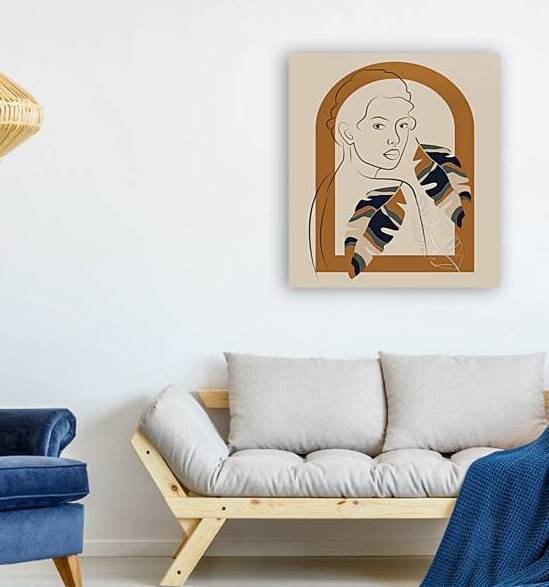  Modern aesthetic woman by Point Art