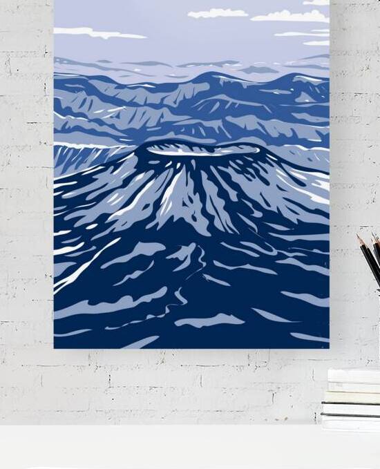 Aniakchak Volcano by Point Art