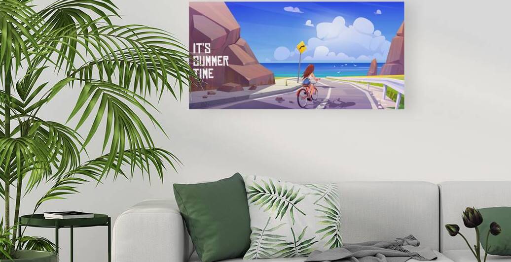 Summer landscape by Point Art