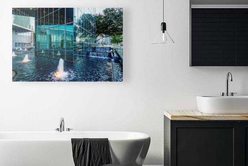 Fountains Waterfalls Reflections Dallas by Jennifer White