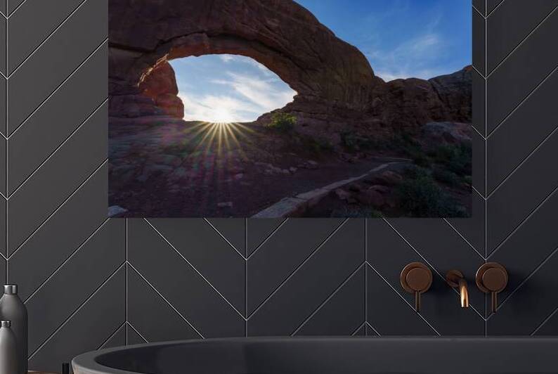 South Window Walkway Sunburst by Jennifer White