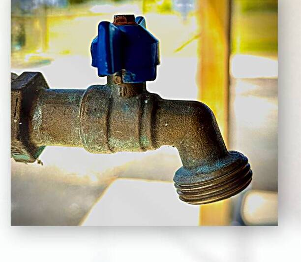 Patina Faucet with the Elixir of Life by Bill Swartwout Photography