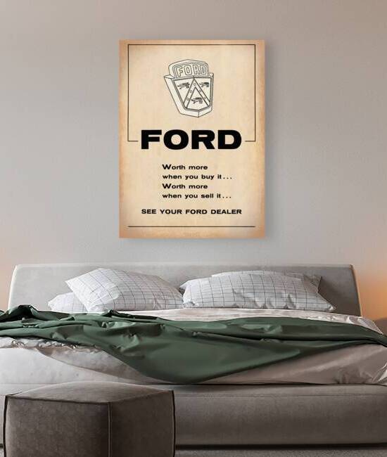 1955 Ford Car Ad by Row One Brand