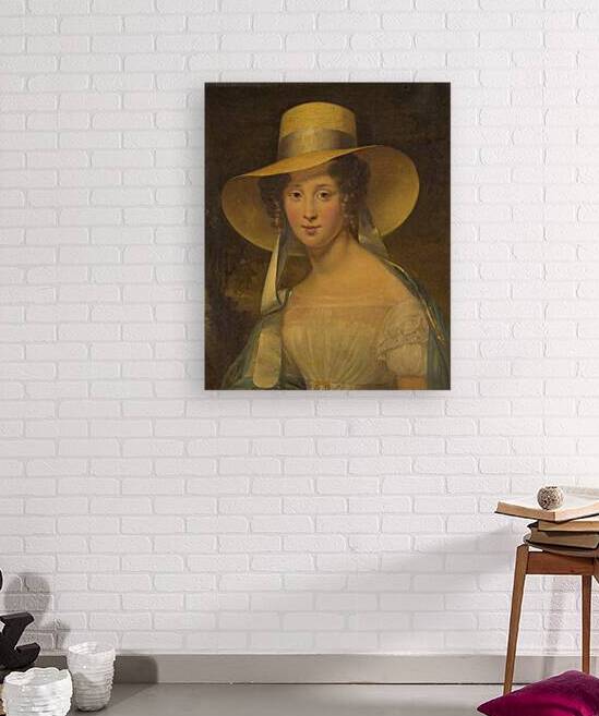 Portrait of A Young Lady [1825] by Aimée Brune–Pagès [1803–1866] by MyCozyFineArt