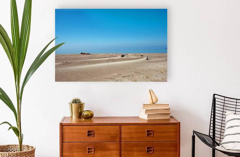 Sand River Beach Print by Stephen Emms