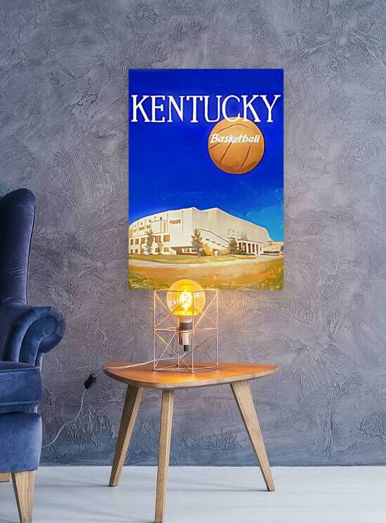1950s Kentucky Basketball Art by Row One Brand