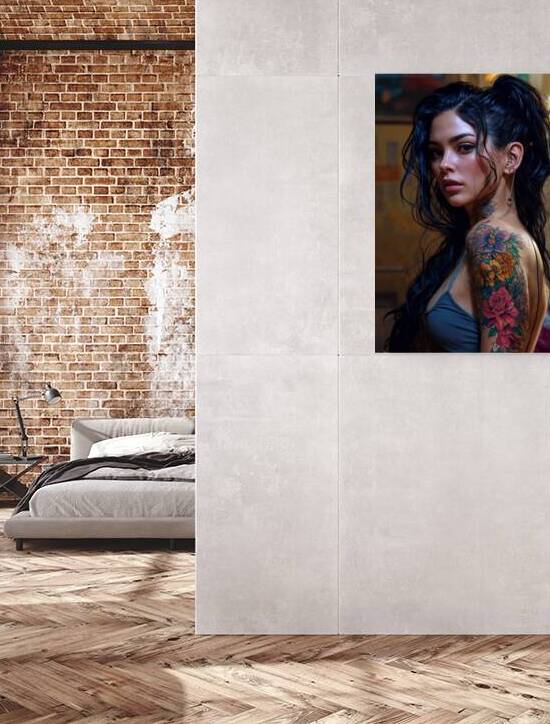 Tattoo Girl  by One Simple Gallery