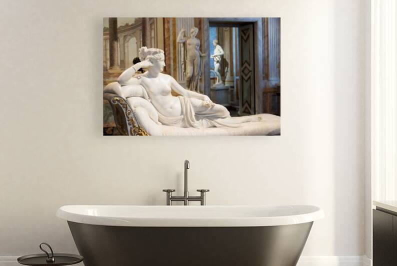 Rome Italy   Paolina Borghese Bonaparte as Venus Victrix by sc by Paolo Modena