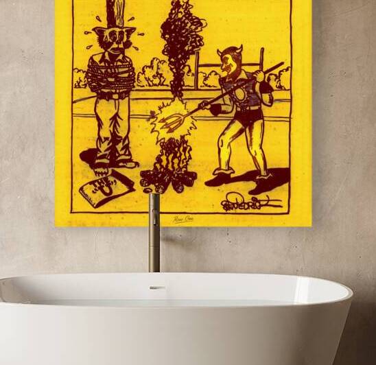 Ben Pedrick Arizona State Cartoon Art by Row One Brand