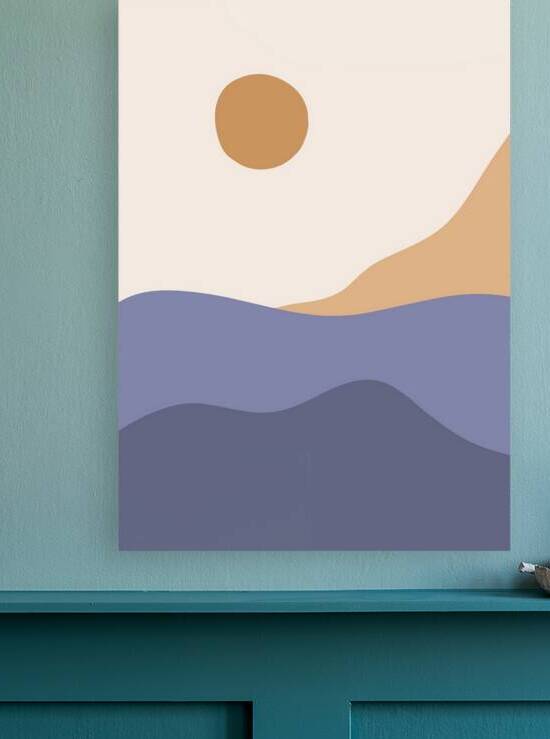 Abstract desert landscape a by Point Art