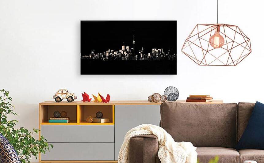 Toronto Skyline - B&W by Luyi