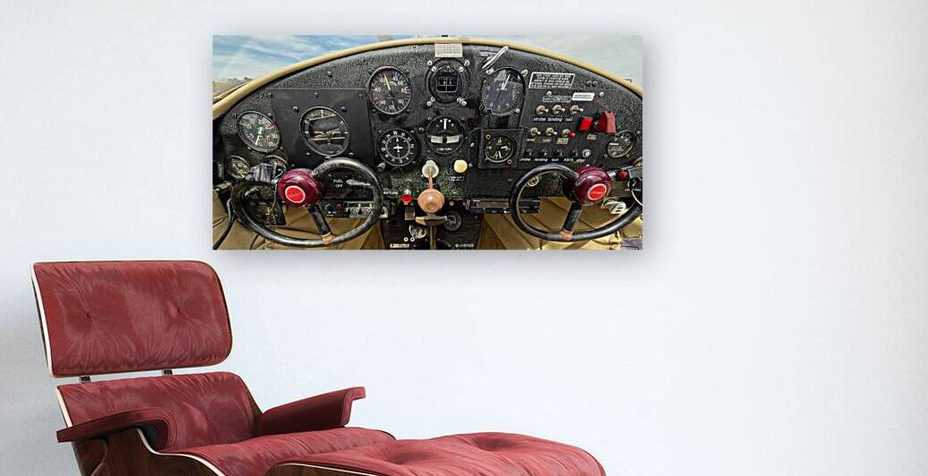 Vintage Ercoupe Instrument Panel by Bill Swartwout Photography