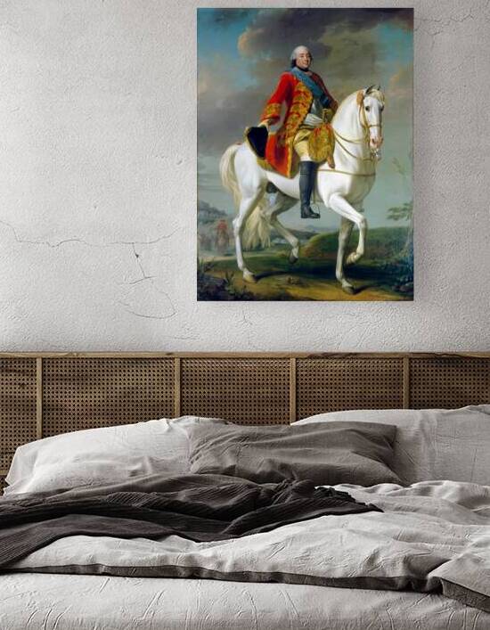 Louis–Philippe. Duc d’Orleans. Saluting his Army on the Battlefield [1757] by Alexander Roslin [1718–1793] by MyCozyFineArt