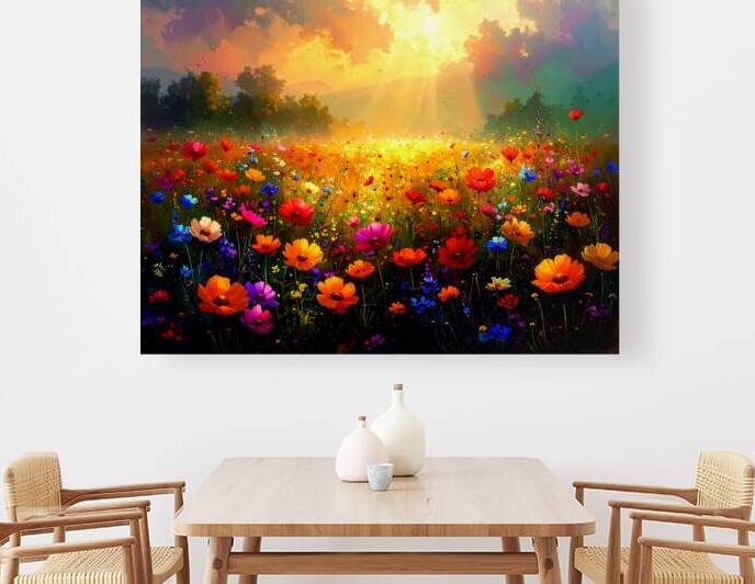 Flowers field 0001 by TROP T GALLERY