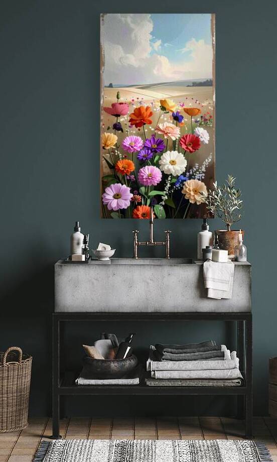 Flowers field 0002 by TROP T GALLERY