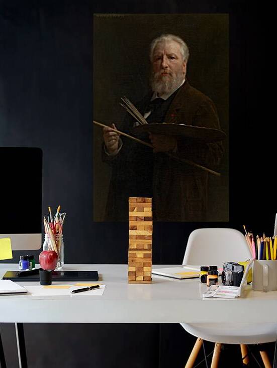 Self Portrait [1895] by William Bouguereau [1825–1905] by MyCozyFineArt