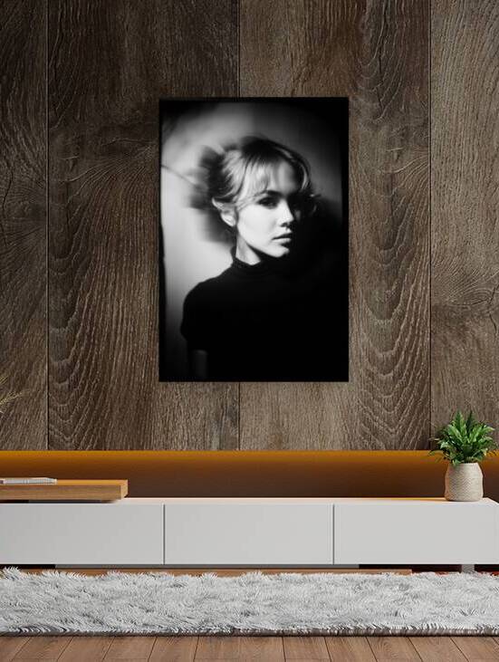 Woman Portrait - Dreamlike Black and White Pinhole Style by Matthias Hauser