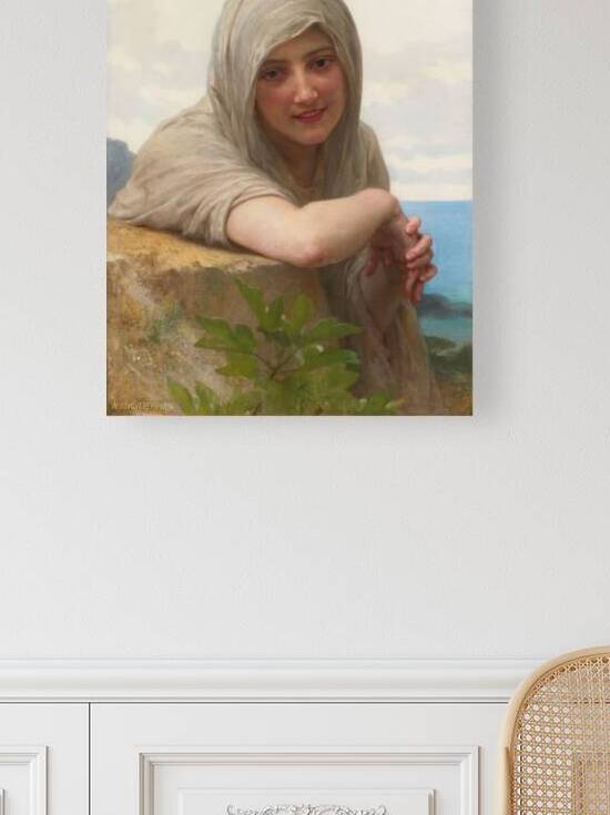 Souvenir [1894] by William Bouguereau [1825–1905] by MyCozyFineArt