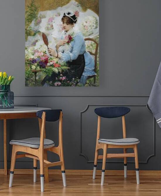 The Flower Seller by Victor Gabriel Gilbert [1847–1933] by MyCozyFineArt