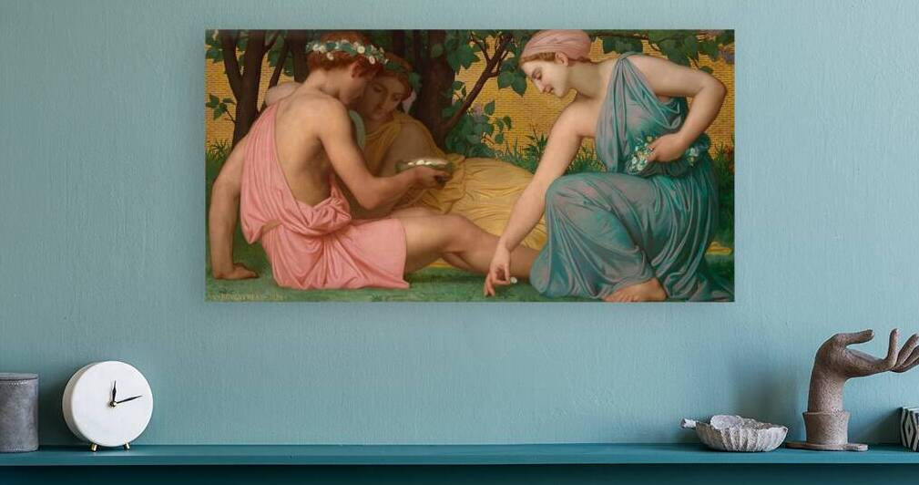 Le printemps [1858] by William Bouguereau [1825–1905] by MyCozyFineArt