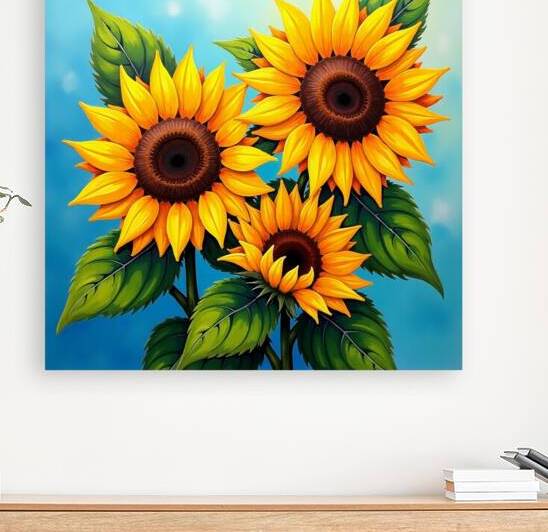 ☀️ Sunflower Symphony: A Burst of Nature’s Cheer ☀️ by chromadreamstudio