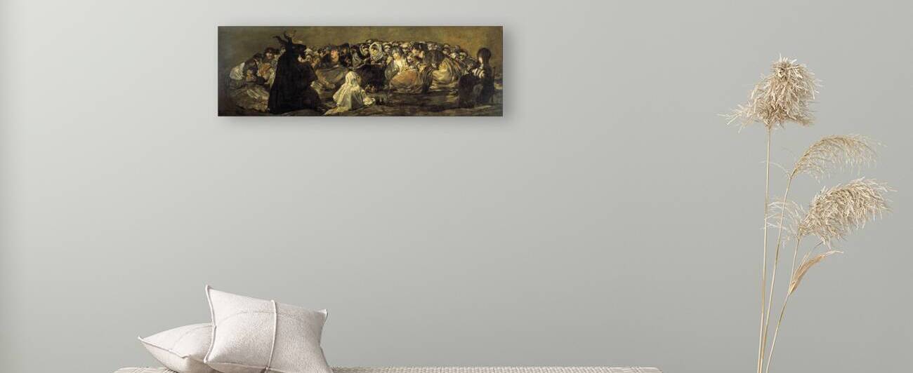 Francisco Goya – Witches Sabbath 1789  A Dark and Haunting Vision of the Supernatural by Wirla