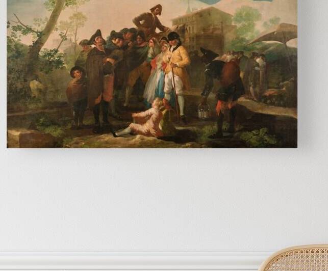 Francisco Goya – The Blind Guitarist c. 1778 | Expressive Portrait of Music and Hardship by Wirla