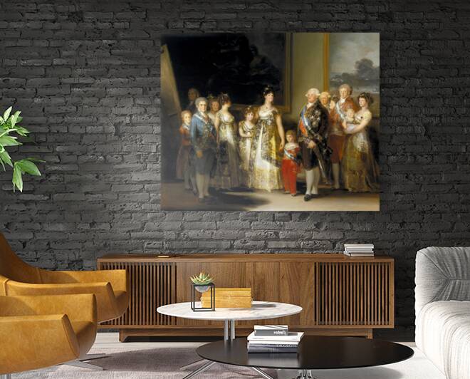 Francisco Goya – The Family of Carlos IV 1800 | Royal Grandeur with a Satirical Edge by Wirla