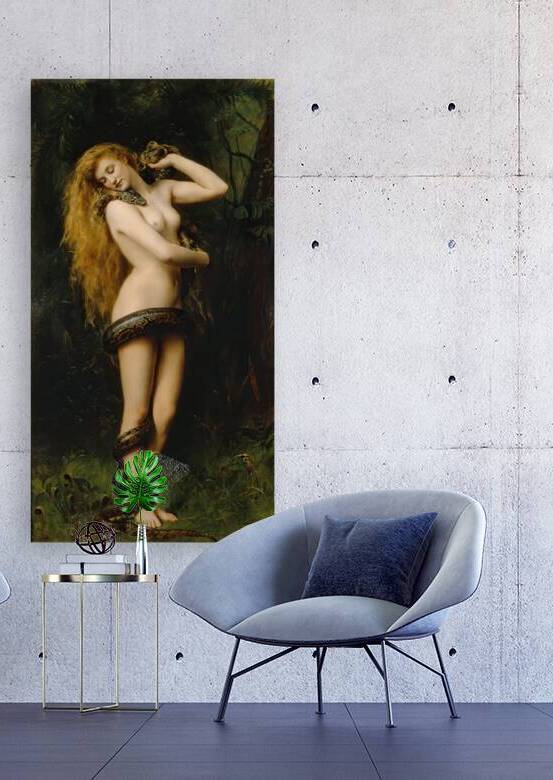 John Collier – Lilith 1887 | Mythic Femme Fatale of Beauty and Danger by Wirla