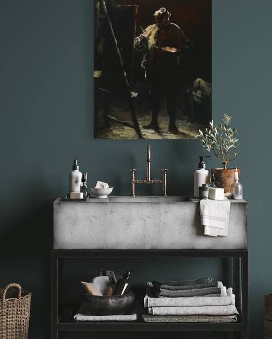 The Painter at His Easel by Honoré Daumier [1808–1879] by MyCozyFineArt