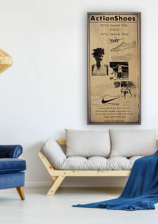 1973 Nike Running Shoes Ad by Row One Brand