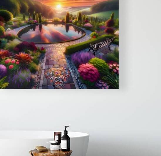 Garden and reflection by FANO