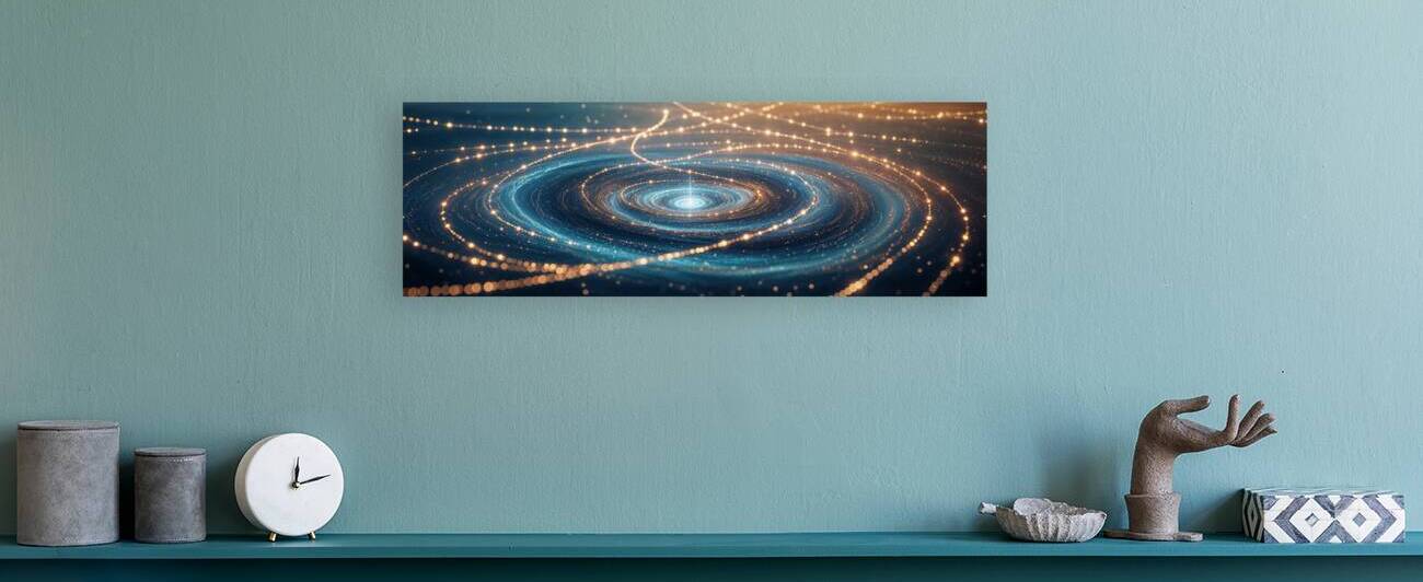 Ethereal Celestial Spiral of Light by ambivalencia