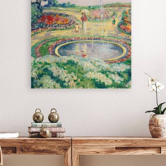 Le Jardin Fleuri [1914–15] by Henri Lebasque [1865–1937] by MyCozyFineArt