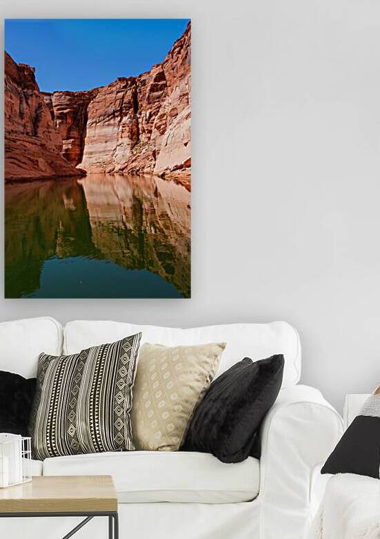 Antelope Canyon Water Reflections Vertical by Jennifer White