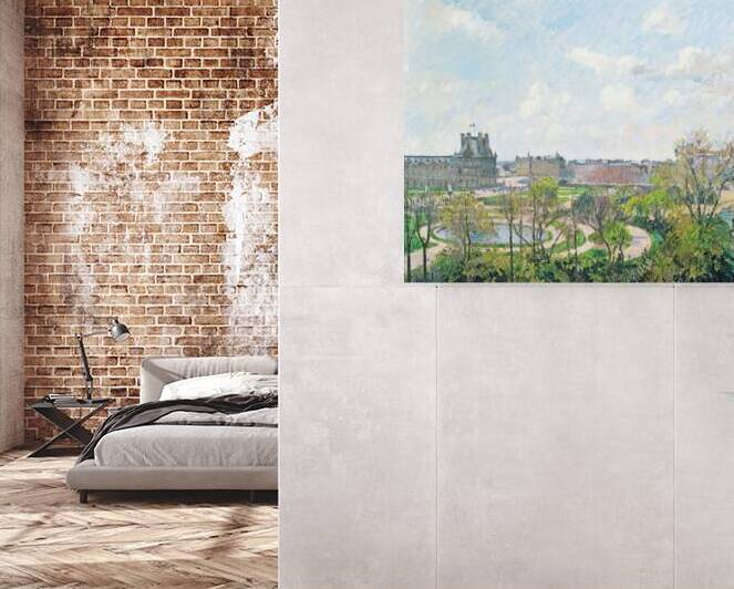 Le Jardin Des Tuileries Et Le Pavillon De Flore. Matin. Printemps [1900] by Camille Pissarro [1830–1903] by MyCozyFineArt