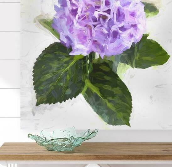 Hydrangea Macrophylla Blue Hydrangea X2 7 by Rich Franco