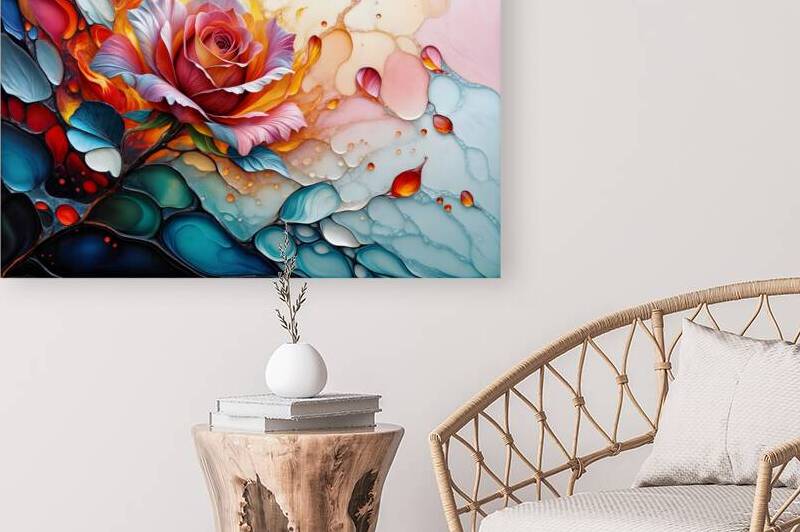 Abstract Rose by NurpuArt