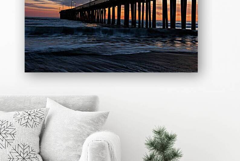  Sunset at Cayucos Pier by Gary M Slane