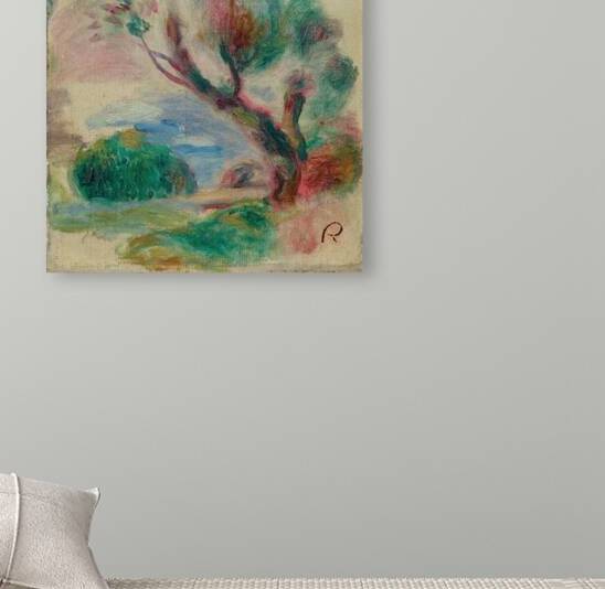 Arbre à Cagnes. Au loin la mer [1896] by Pierre–Auguste Renoir [1841–1919] by MyCozyFineArt