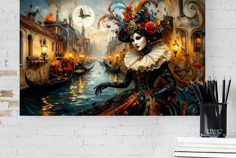 Venice Carnival 4 by Bob Tamburello